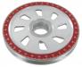 Paruzzi number: 1911 Aluminum crankshaft pulley with a red edge and engraved grading
Type-1 engines except 25hp+30hp 

Specifications: 
Diameter: 170 mm 
Weight: 517 gram 