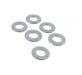 Paruzzi number: 591192 Washers M8 mm (6 pieces)
Inner diameter: 8.6 mm 
Outer diameter: 17.6 mm 
Thickness: 1.9 mm 
Material: Galvanized steel 