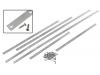 Paruzzi number: 7162 Aluminum side top frame seal inserts including screws (6-part)