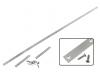 Paruzzi number: 7165 Aluminum front window frame seal inserts including screws (3-part)
