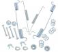 Paruzzi number: 21232 Brake shoe mounting kit including tension springs
Bus 8.1970 until 7.1979 (except for vehicles with self-adjusting brakes) 
