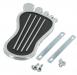 Paruzzi number: 252 Big Foot accelerator pedal cover 
Beetle 8.1957 and later 
Karmann Ghia 8.1957 and later 
Type 3 
Thing 
Vanagon/T25 