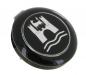 Paruzzi number: 2715 Horn button with a silver-colored emblem