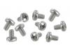 Paruzzi number: 7155 Stainless steel pan head cross screw (10 pieces)
various applications for: 
Beetle 
Karmann Ghia 
Bus 
Type 3 

Specifications: 
Thread size: M4 
Length: 6 mm 
Material: Stainless Steel 
Screw head Type: Philips 